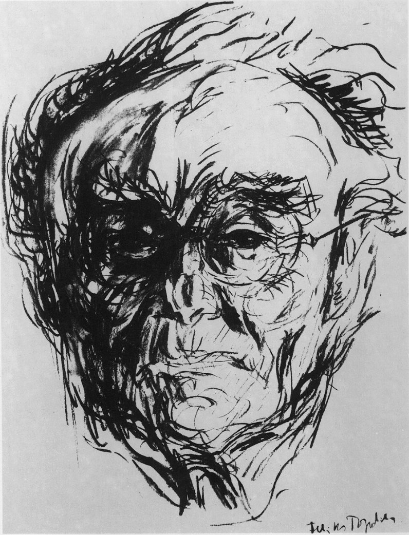 'Portrait of Dr Bronowski' by Feliks Topolski